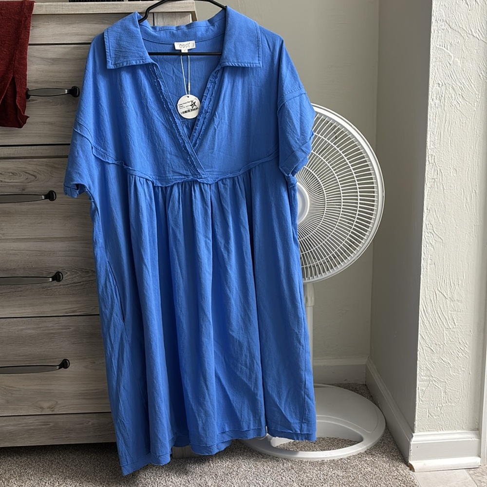 ODDY Women's Mini Dress in Blue